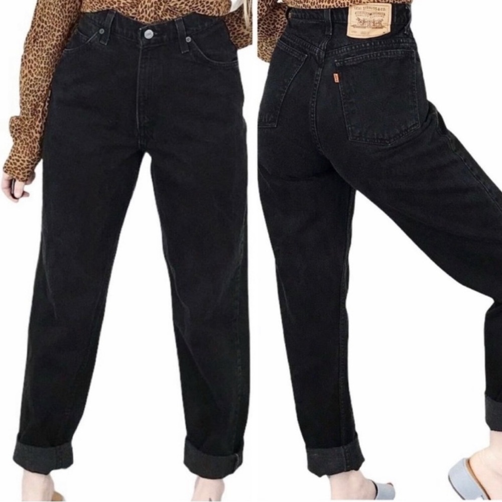 Vintage Levi 921 orange tab high waisted jeans